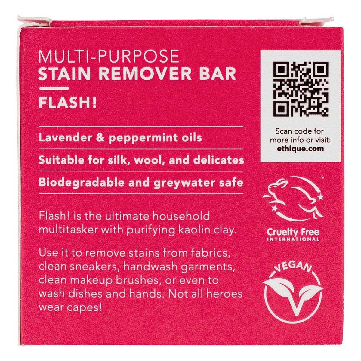 Ethique Solid Laundry Bar & Stain Remover Flash 100g