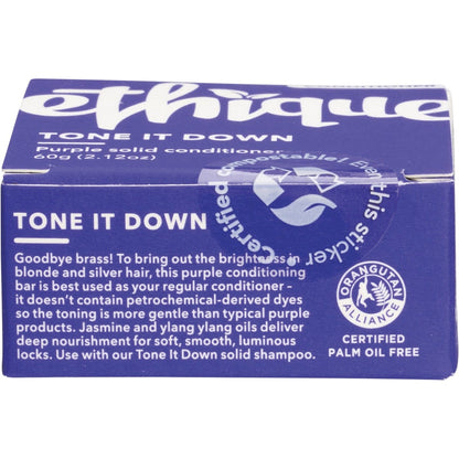 Ethique Solid Conditioner Bar Tone It Down Purple 60g