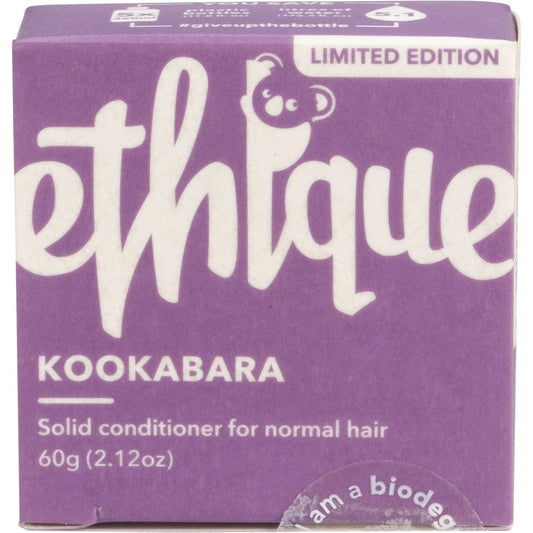 Ethique Solid Conditioner Bar Kookabara Normal Hair 60g