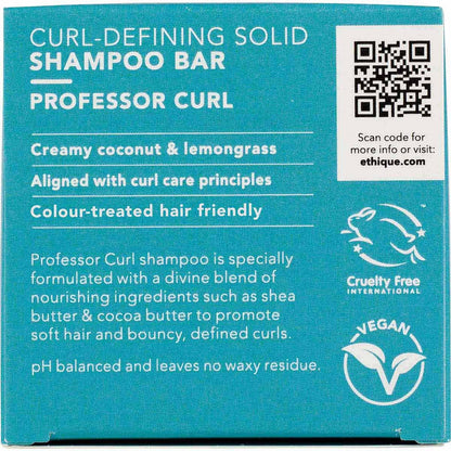 Ethique Solid Shampoo Bar Professor Curl Curly Hair 110g