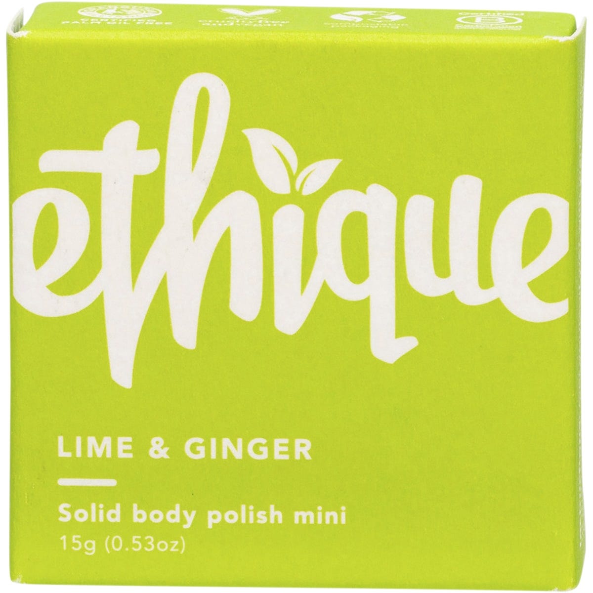 Ethique Solid Body Polish Mini Lime & Ginger 20x15g