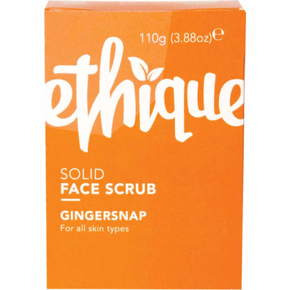 Ethique Solid Face Scrub Bar Gingersnap 110g