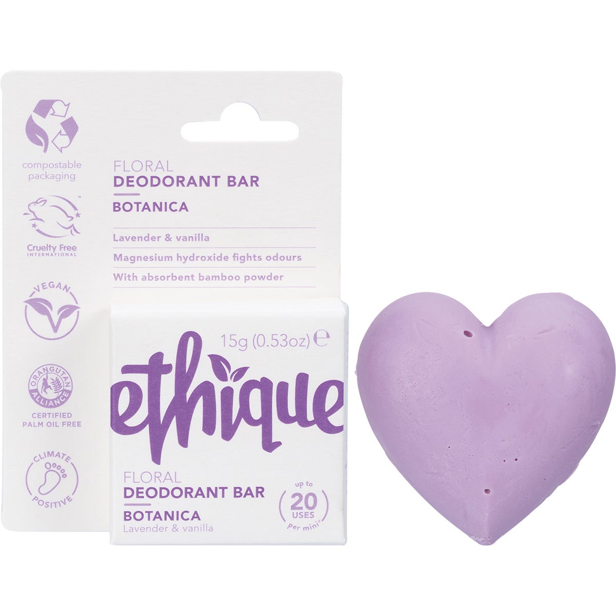 Ethique Solid Deodorant Mini Botanica 20x15g