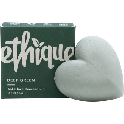 Ethique Solid Face Cleanser Mini Deep Green Oily Normal 20x15g