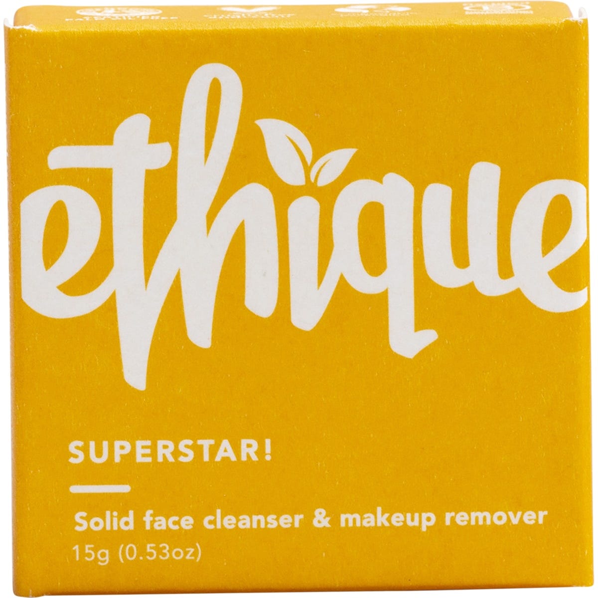 Ethique Solid Face Cleanser & Makeup Remover Superstar! Mini 20x15g