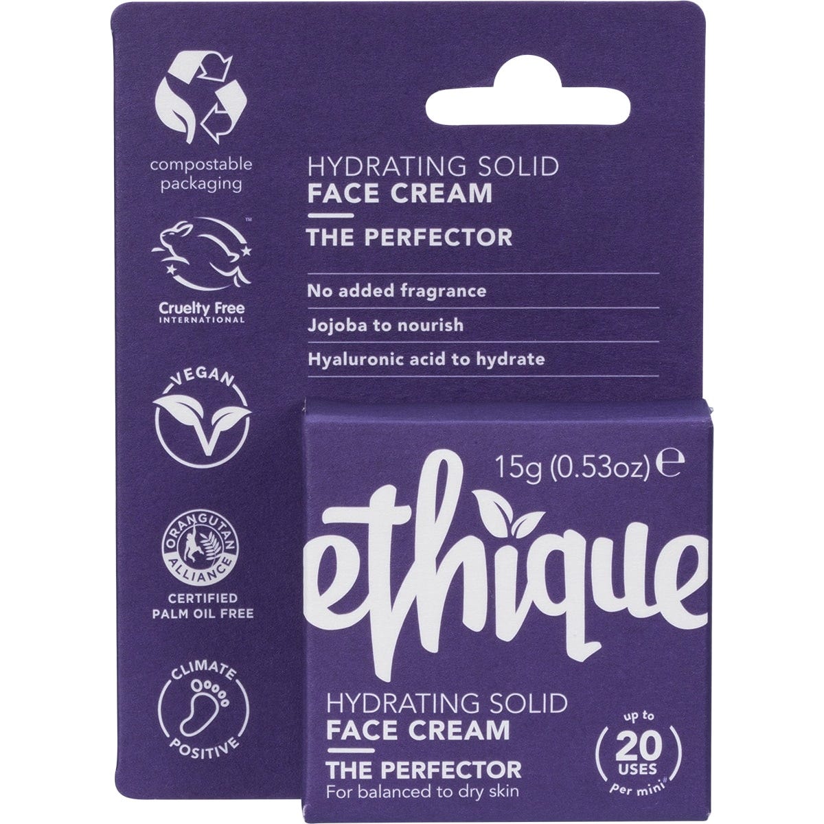 Ethique Solid Face Cream Mini The Perfector 20x15g