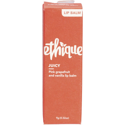 Ethique Lip Balm Juicy Pink Grapefruit & Vanilla 9g