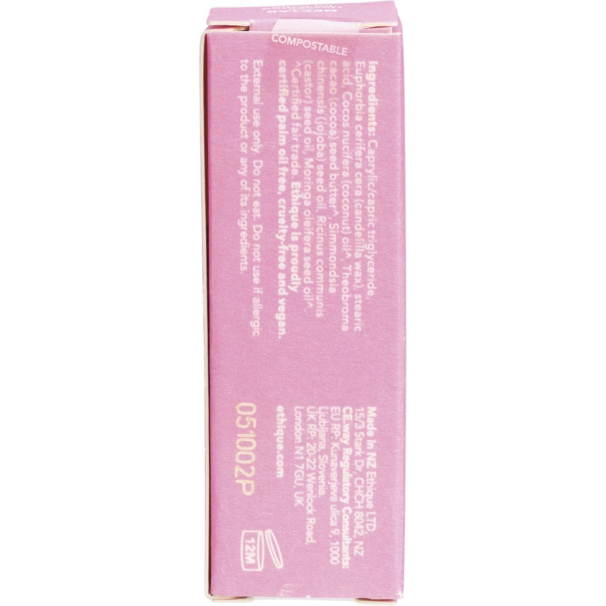 Ethique Lip Balm Nectar Unscented 9g