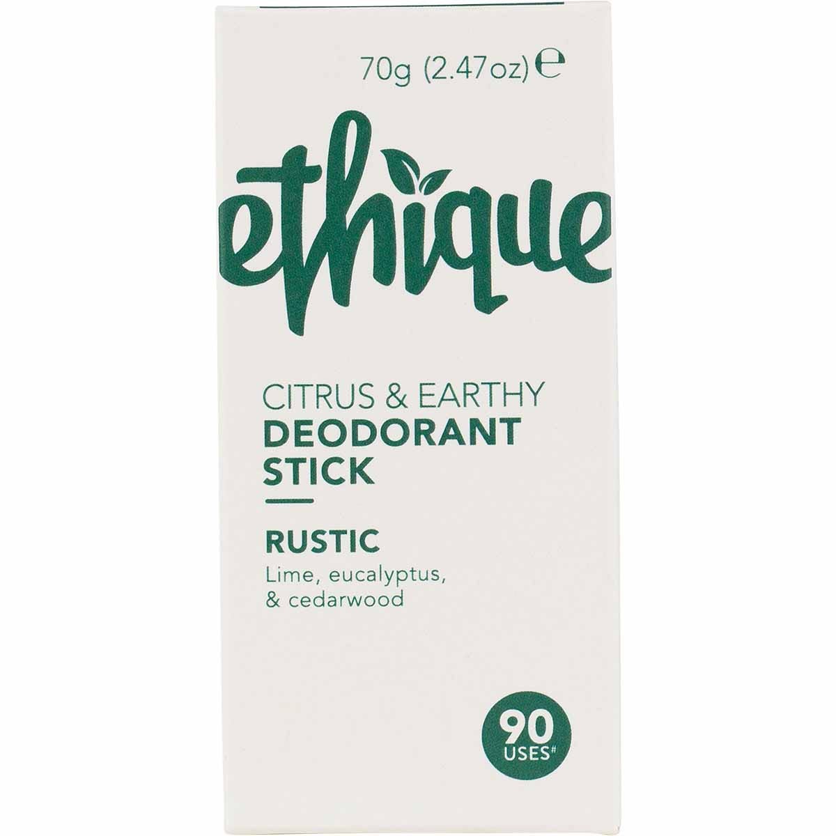 Ethique Solid Deodorant Stick Rustic 70g