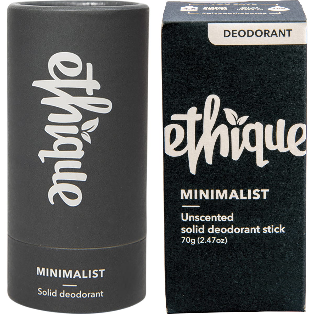 Ethique Solid Deodorant Stick Minimalist Unscented 70g