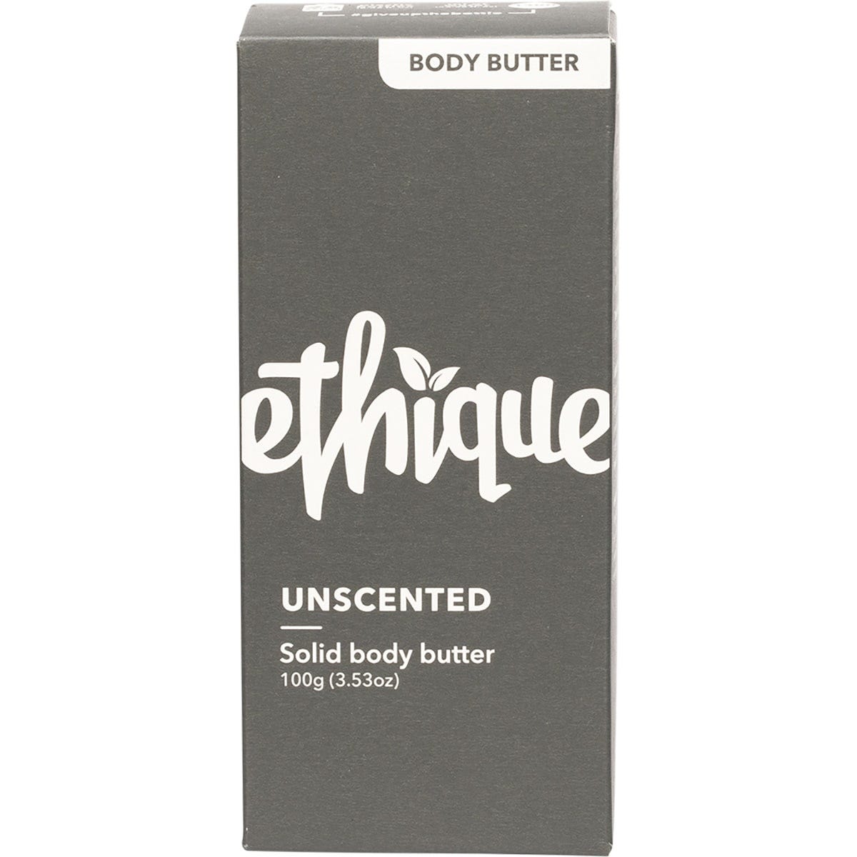 Ethique Solid Body Butter Tube Unscented 100g