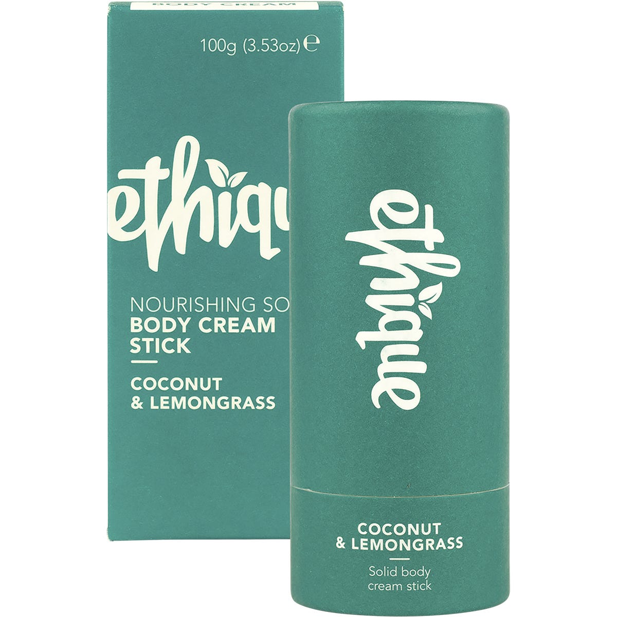 Ethique Solid Body Cream Stick Coconut & Lemongrass 100g