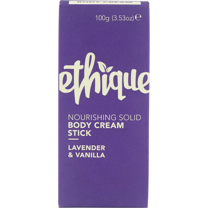 Ethique Solid Body Cream Stick Lavender & Vanilla 100g