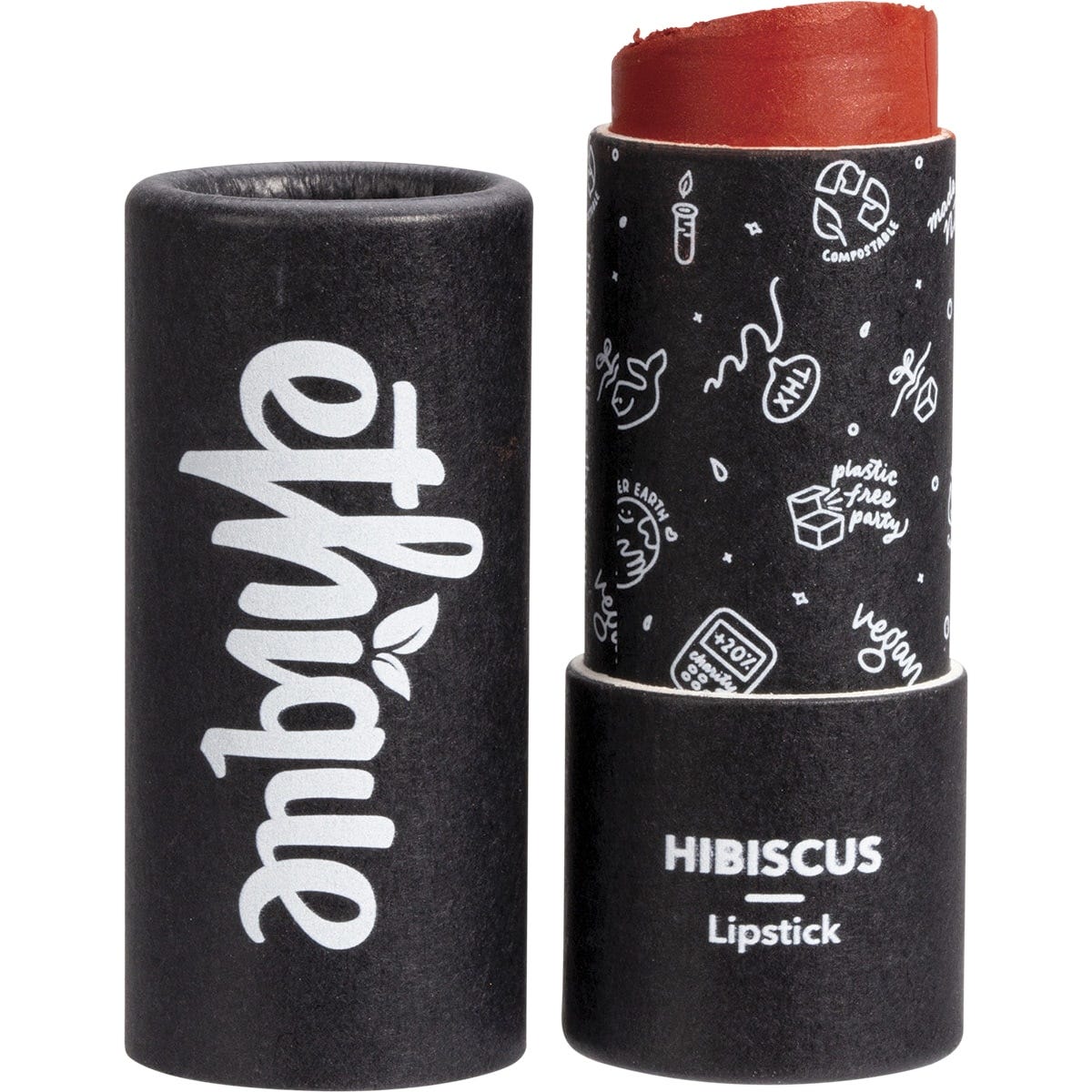 Ethique Lipstick Hibiscus Vibrant Coral 8g