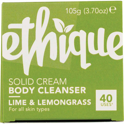 Ethique Solid Cream Body Cleanser Lime & Lemongrass 105g