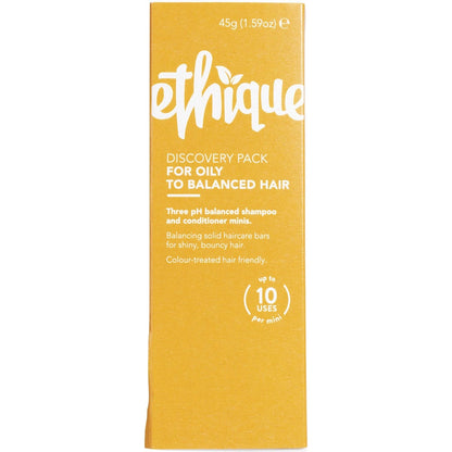 Ethique Discovery Pack 3x Minis for Oily To Balanced 45g