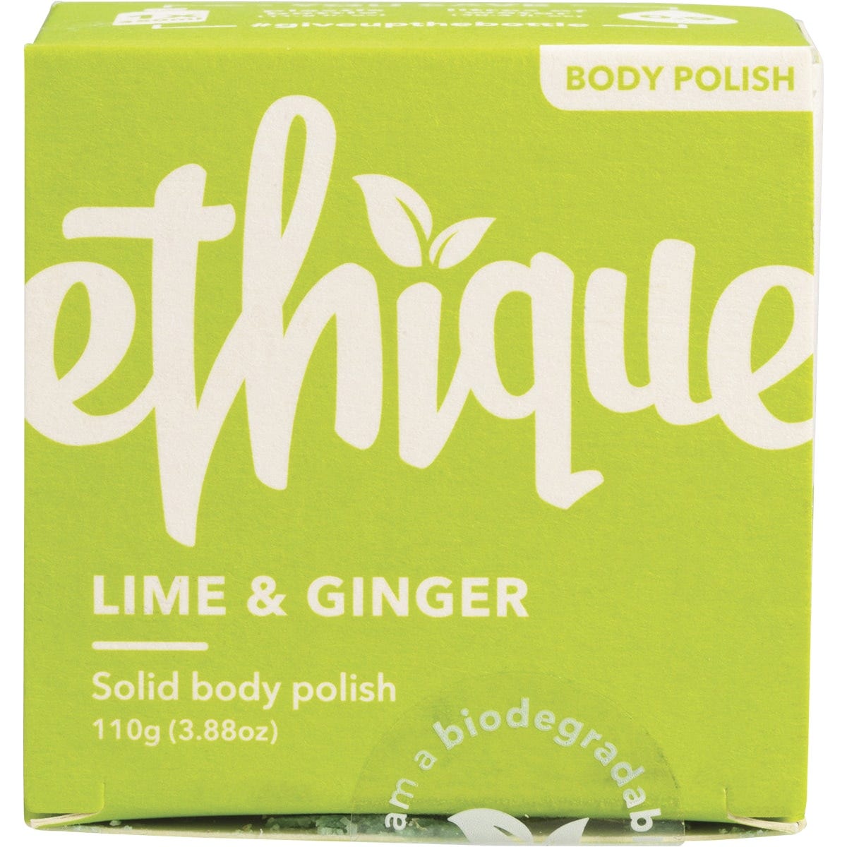 Ethique Solid Body Polish Bar Lime & Ginger 110g