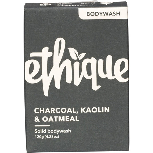 Ethique Solid Bodywash Bar Charcoal, Kaolin & Oatmeal 120g