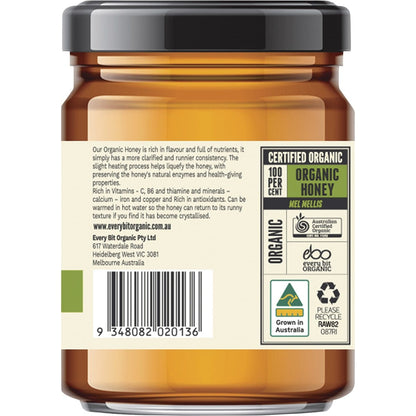 Every Bit Organic Honey Certified Organic 325g