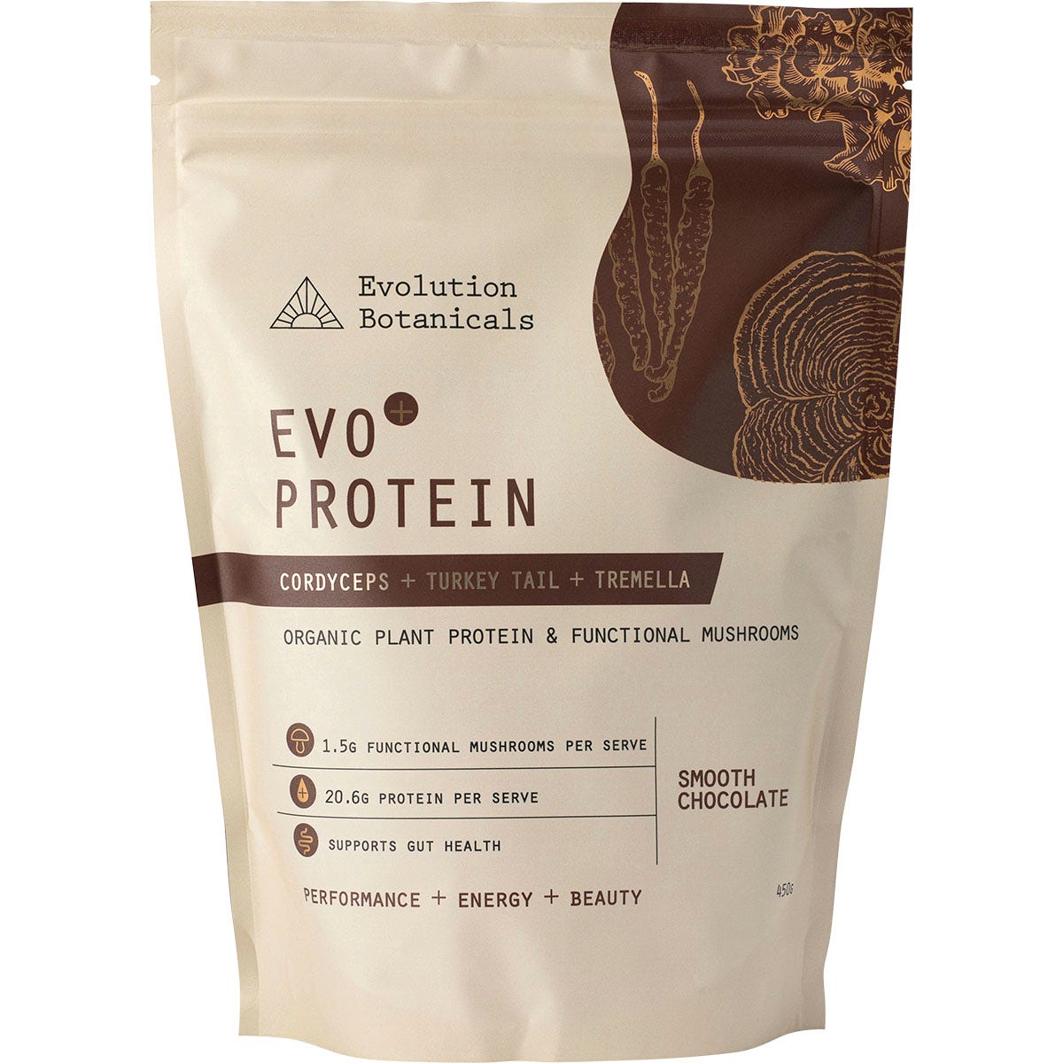 Evolution Botanicals EVO Protein Smooth Chocolate 450g