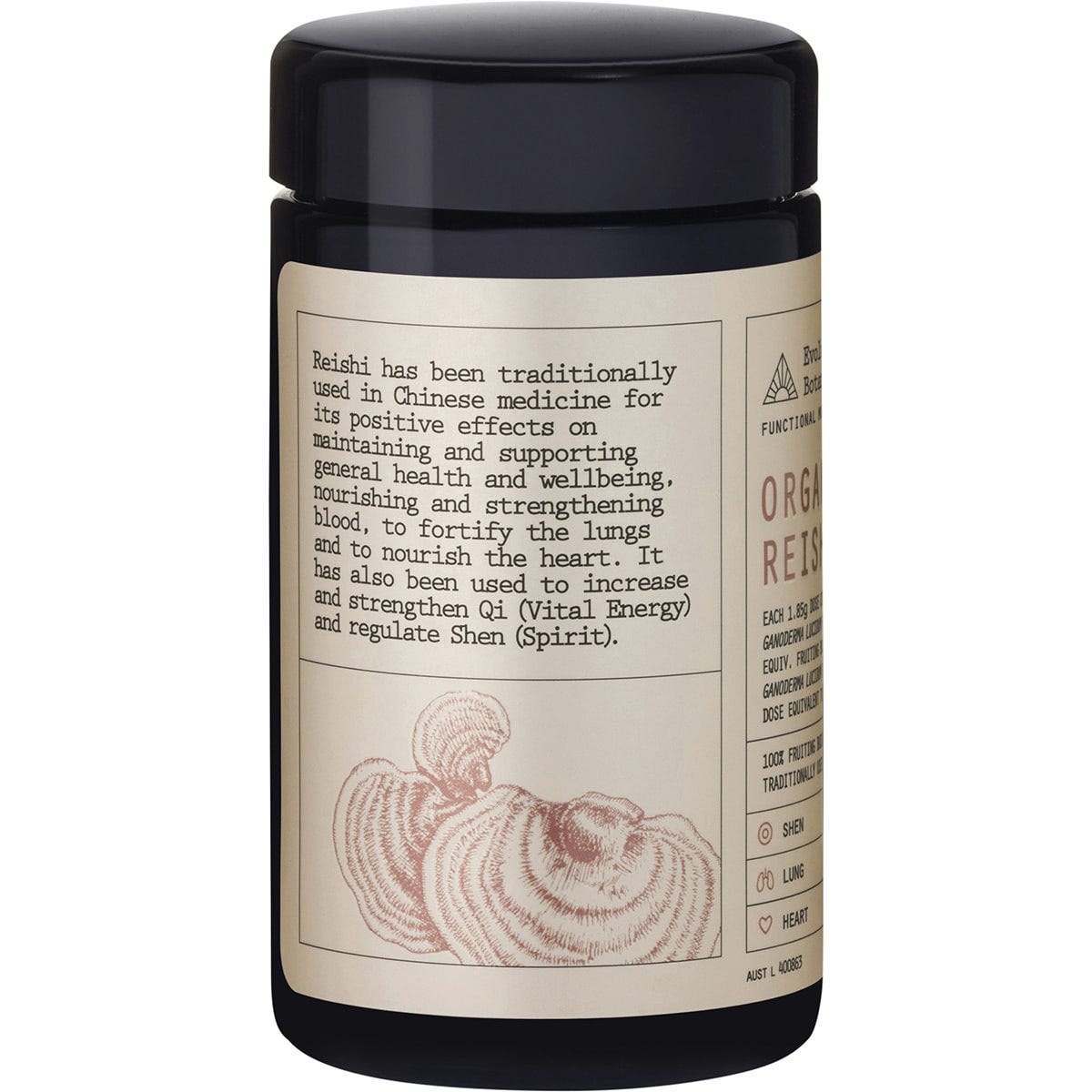 Evolution Botanicals Reishi Extract Organic 15:1 Fuctional Mushrooms 90g