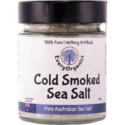 EveryOrganics Cold Smoked Sea Salt Pure Australian Sea Salt 150g