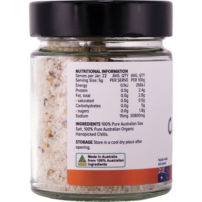 EveryOrganics Cold Smoked Chilli Salt Organic Chilli 110g