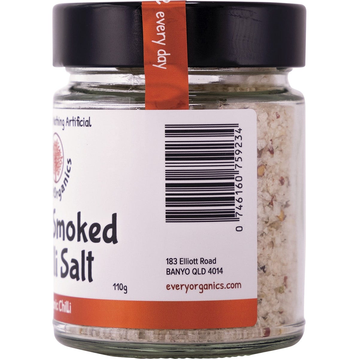 EveryOrganics Cold Smoked Chilli Salt Organic Chilli 110g