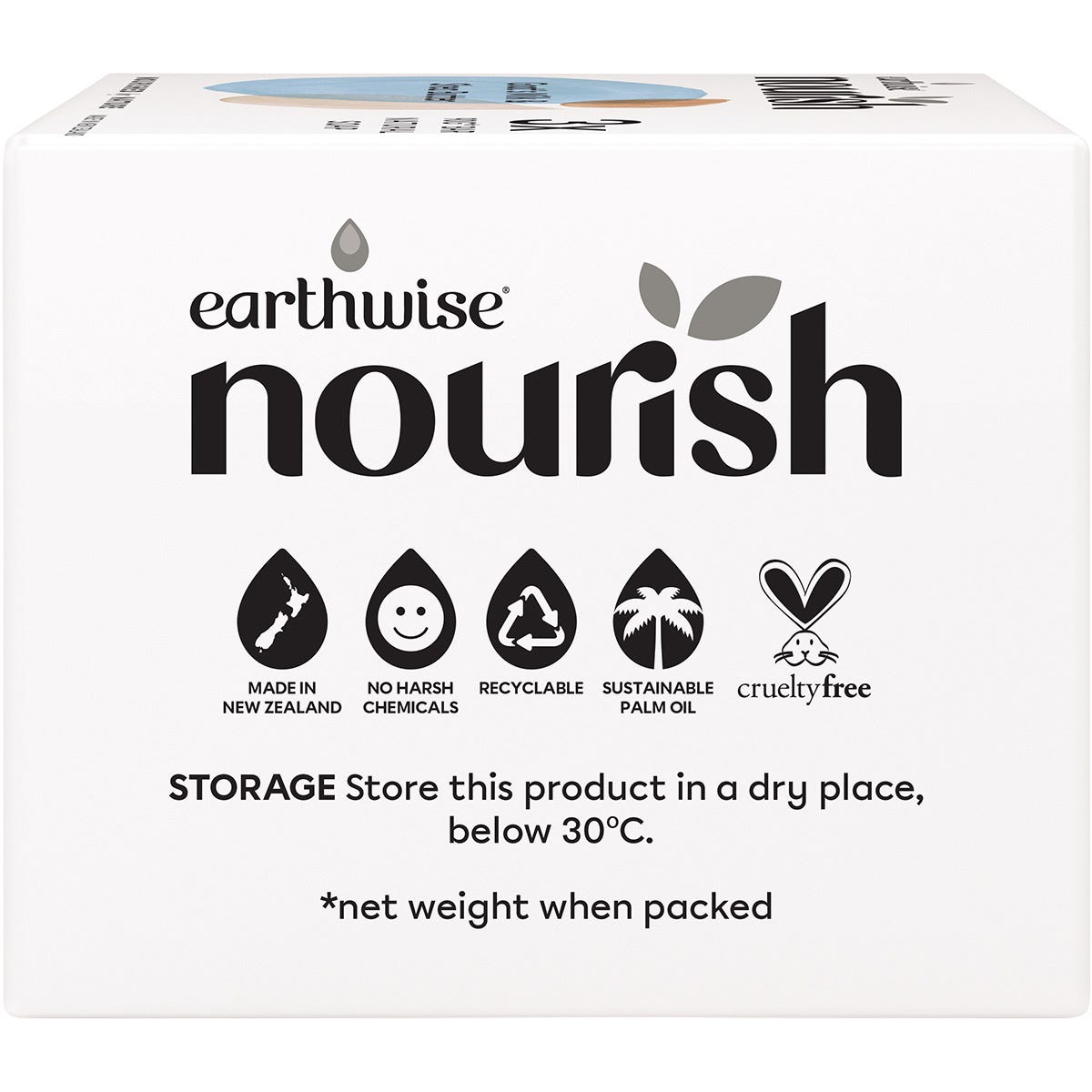 Earthwise Nourish Natural Soap Bar Goat's Milk & Shea Butter 3pk