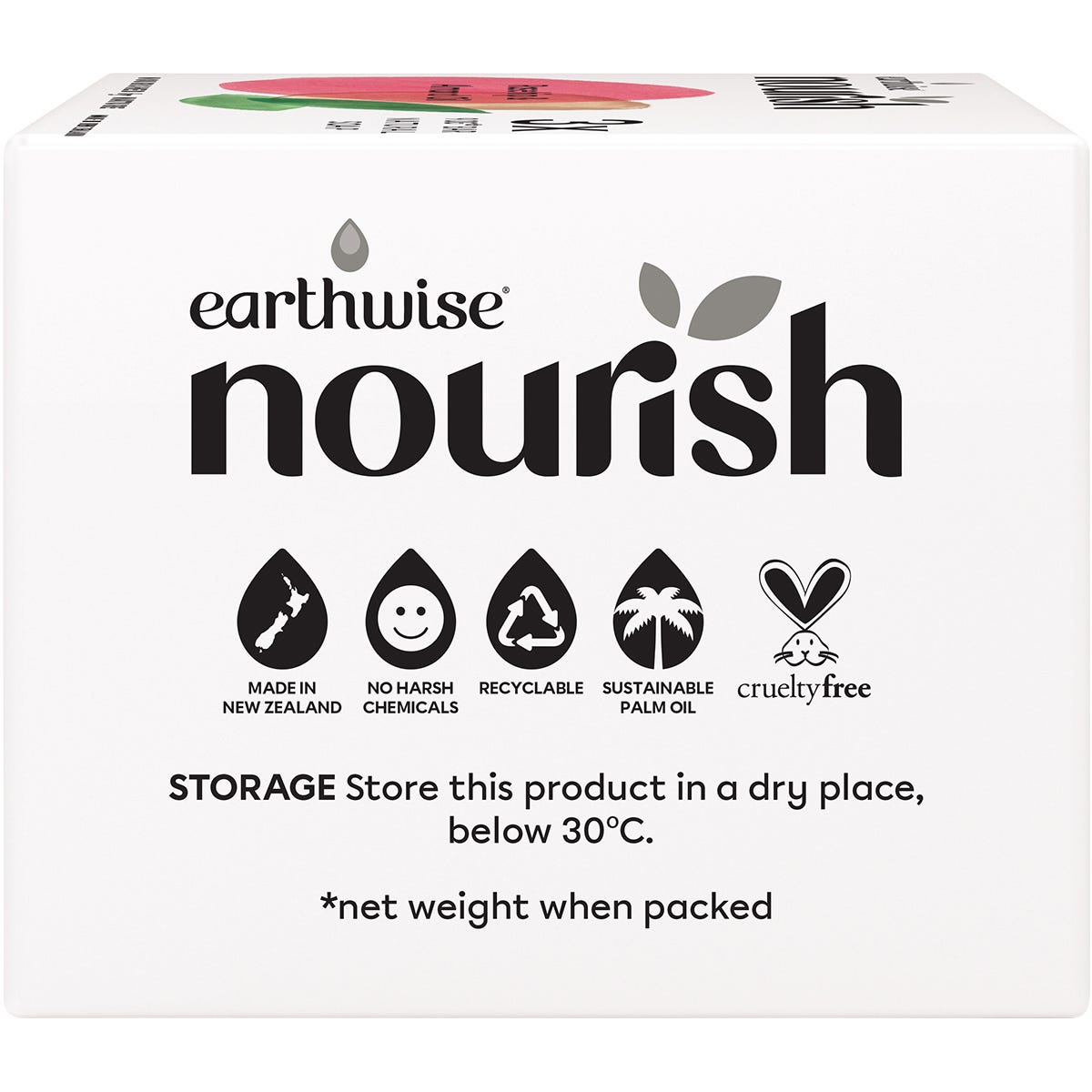 Earthwise Nourish Natural Soap Bar Rosehip & Almond Oil 3pk