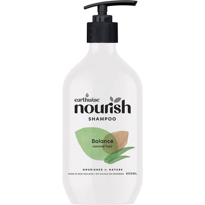 Earthwise Nourish Shampoo Balance Normal Hair 800ml