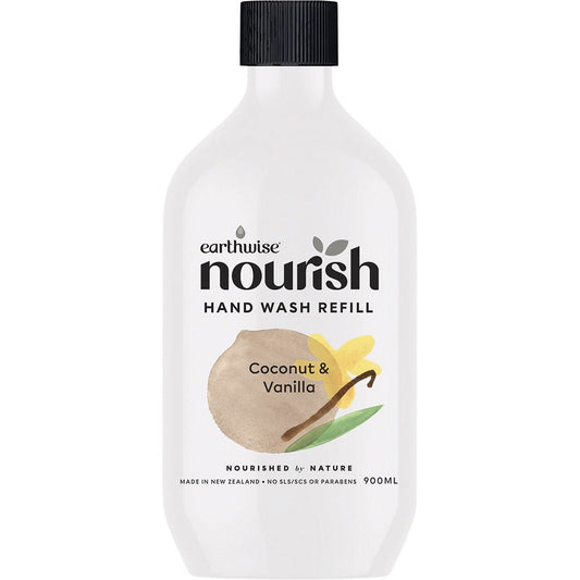 Earthwise Nourish Hand Wash Coconut & Vanilla 900ml