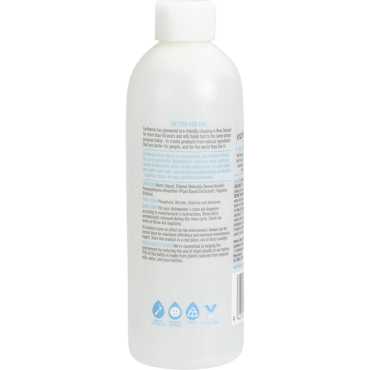 Earthwise Dishwasher Rinse Aid 250ml