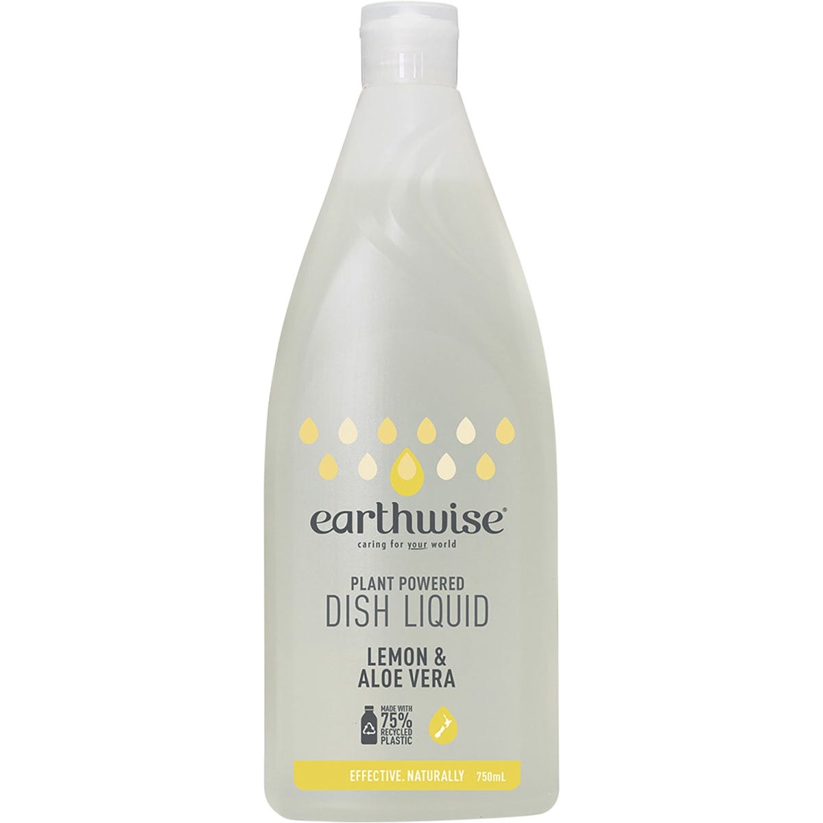 Earthwise Dish Liquid Lemon & Aloe Vera 750ml