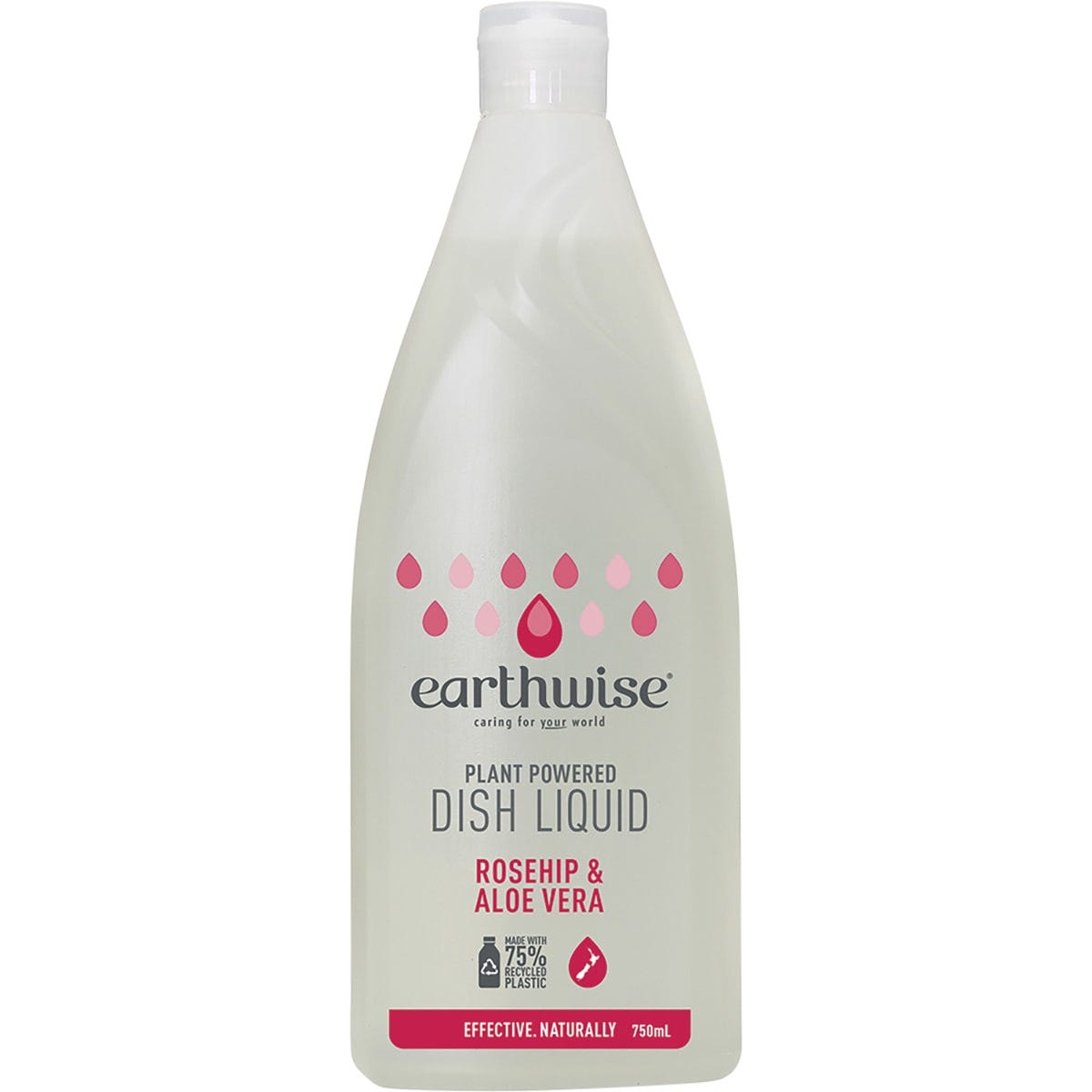 Earthwise Dish Liquid Rosehip & Aloe Vera 750ml