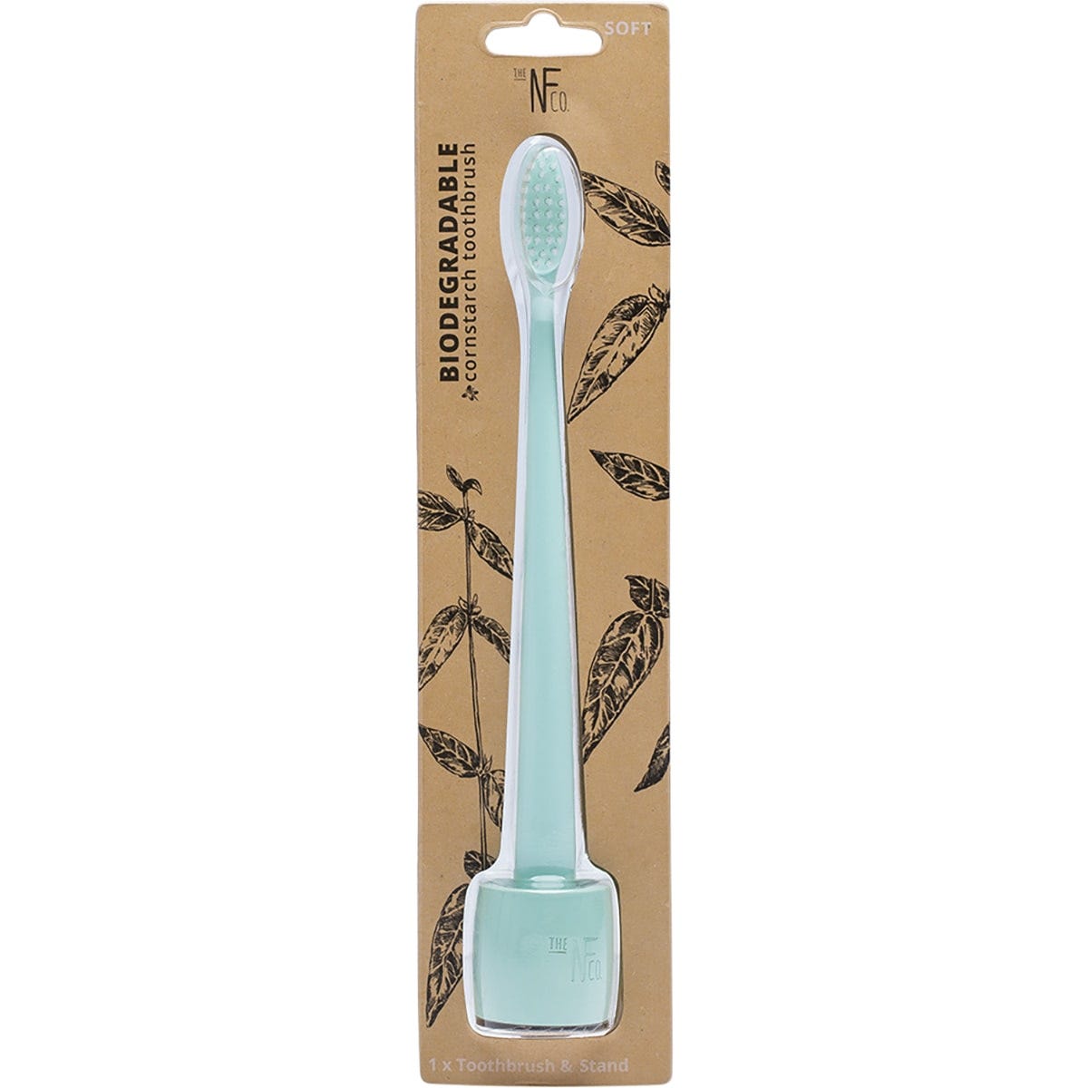 NFco. Bio Toothbrush & Stand Soft River Mint x8