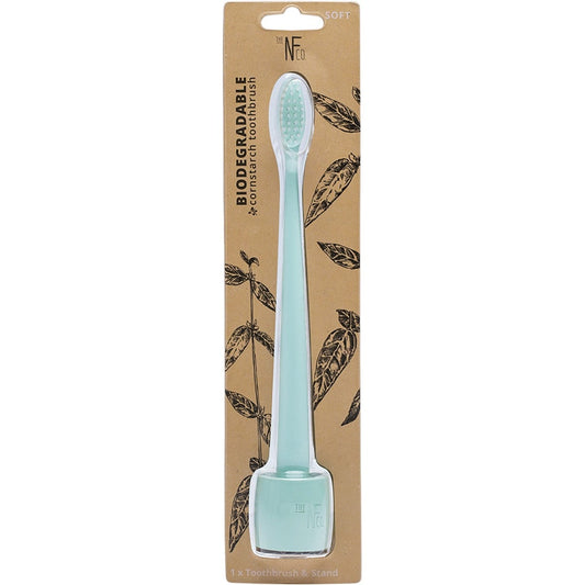 NFco. Bio Toothbrush & Stand Soft River Mint x8