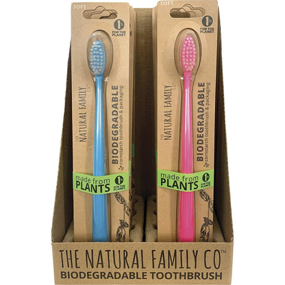 NFco. Bio Toothbrush Soft Single Assortment Neon x8