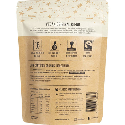 The Fresh Chai Co. Vegan Original Blend Long Soaked Chai 250g