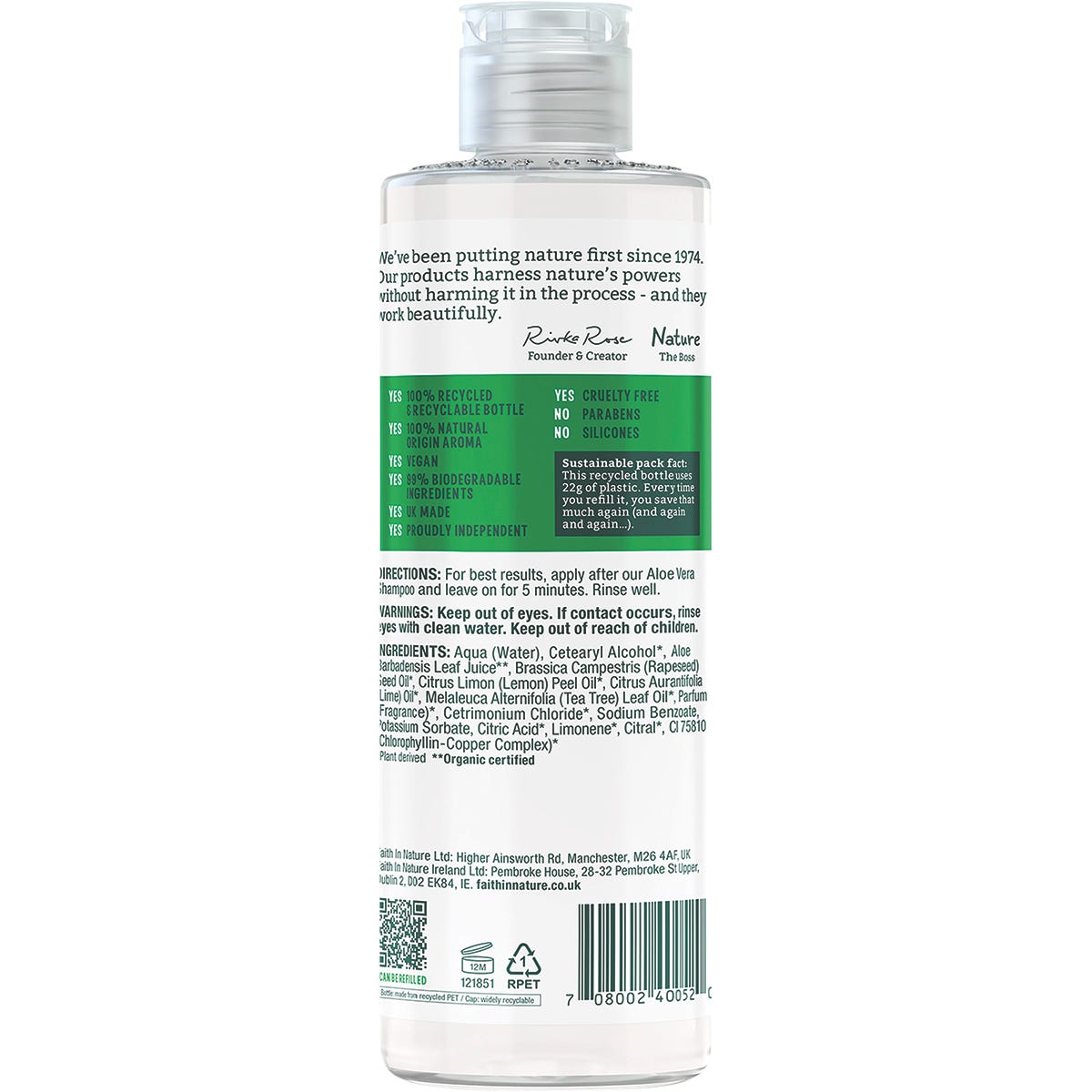 Faith In Nature Conditioner Rejuvenating Aloe Vera 400ml