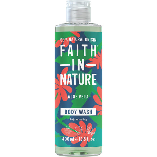 Faith In Nature Body Wash Rejuvenating Aloe Vera 400ml