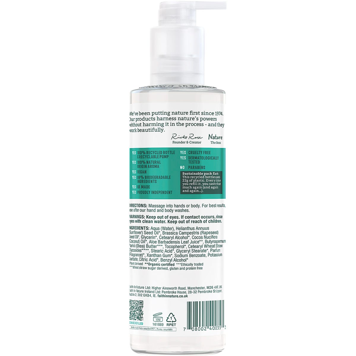 Faith In Nature Hand & Body Lotion Hydrating Coconut 400ml