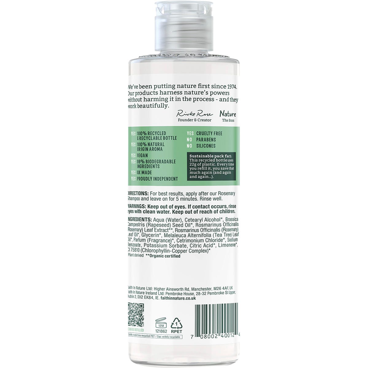 Faith In Nature Conditioner Balancing Rosemary 400ml