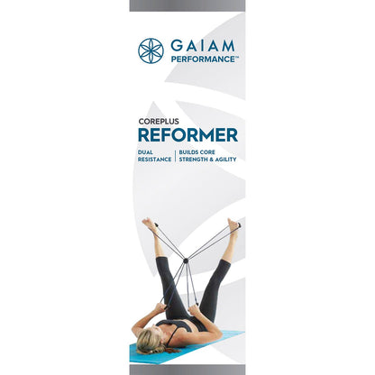 Gaiam Pilates Reformer 4-Loop Design and Multiple Grips