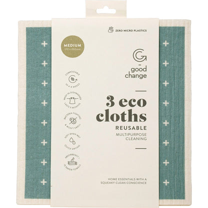 Good Change Store Eco Cloth Medium 3pk