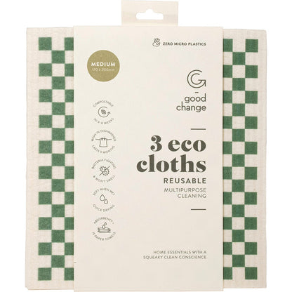 Good Change Store Eco Cloth Medium 3pk