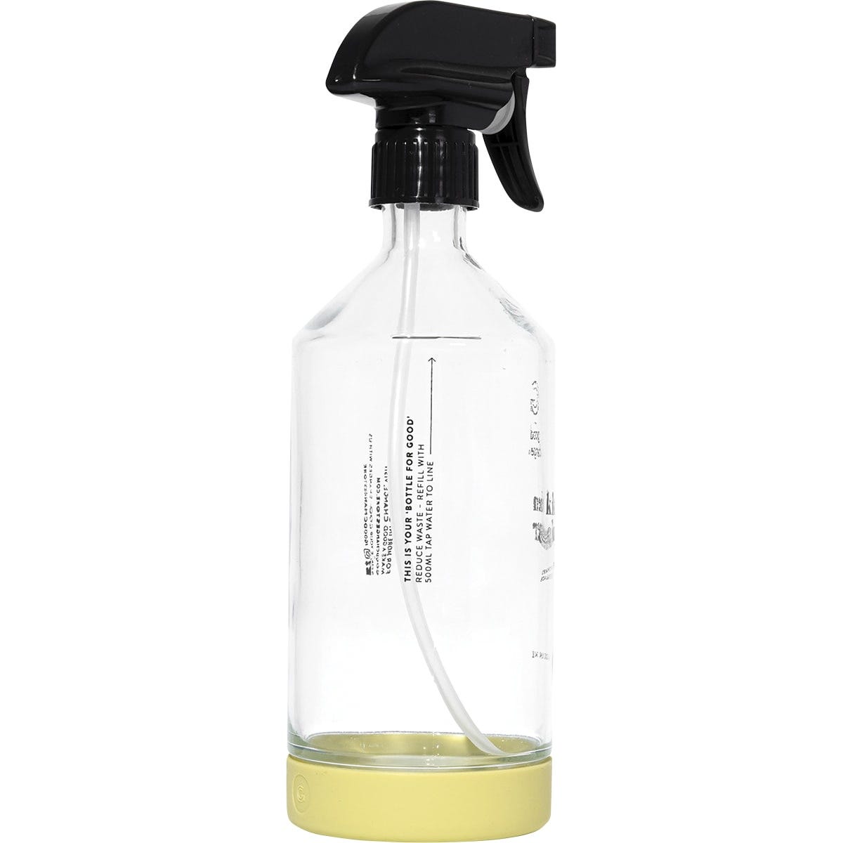 Good Change Store Glass Bottle with Spray Trigger Kitchen Cleaner 6x500ml