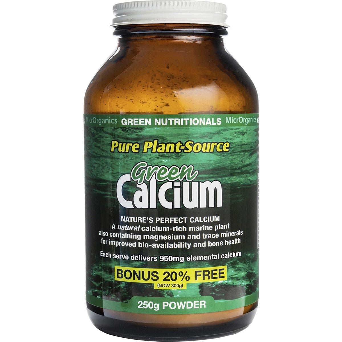 Green Nutritionals Green Calcium Powder 950mg 250g