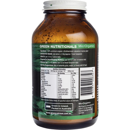 Green Nutritionals Green Calcium Powder 950mg 250g