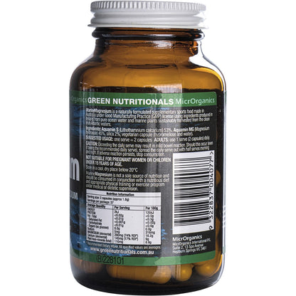 Green Nutritionals Marine Magnesium Vegan Capsules 260mg 60 Caps